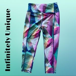 VSX Sport multi colored eclectic patterned leggings-S